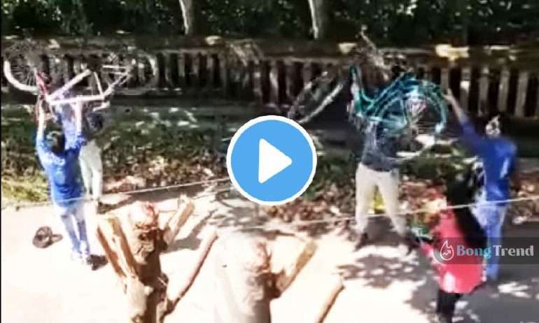 Angry Boyfriend throws Cycle Viral Video ভাইরাল ভিডিও