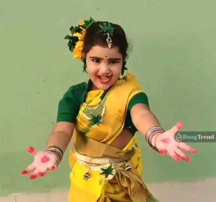 ভাইরাল ভিডিও Viral Video little girl dancing on rangabati