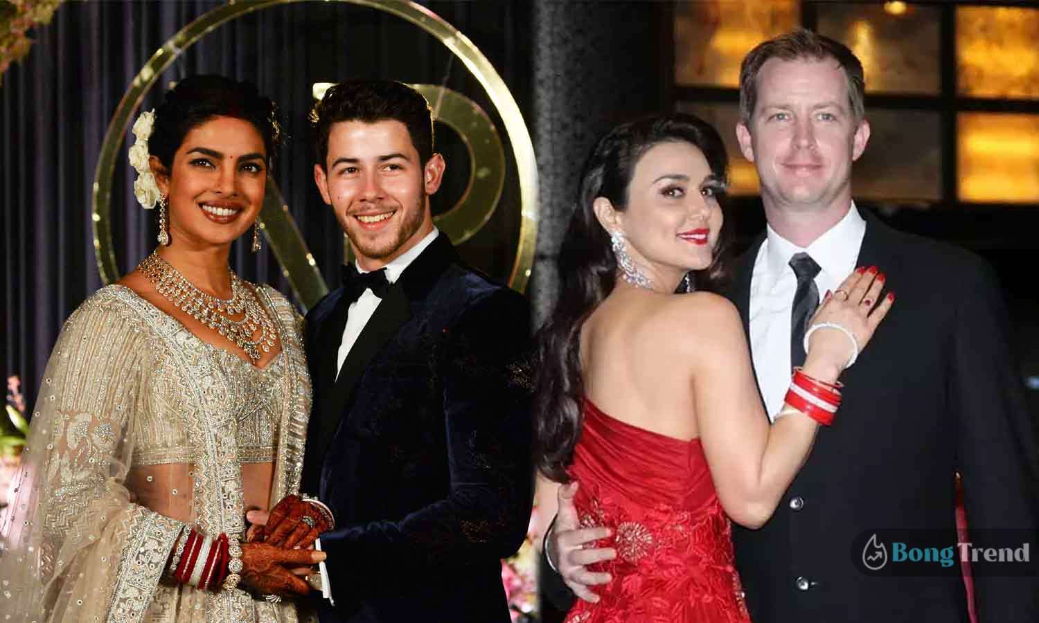 Priyanka Chopra Priety Zinta Bollywood Actresses who married foreigners