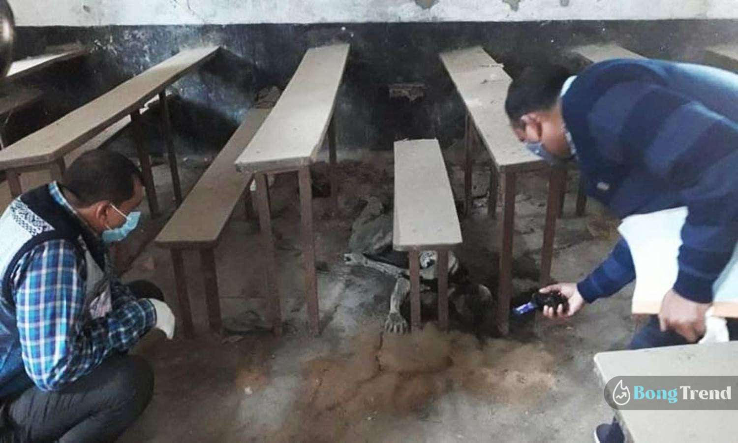 Skeleton found inside college classroom in varanasi