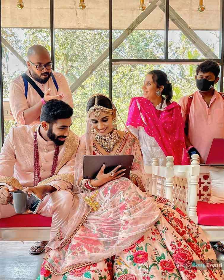 Jasprit Bumrah Sanjana Ganeshan Wedding Photos