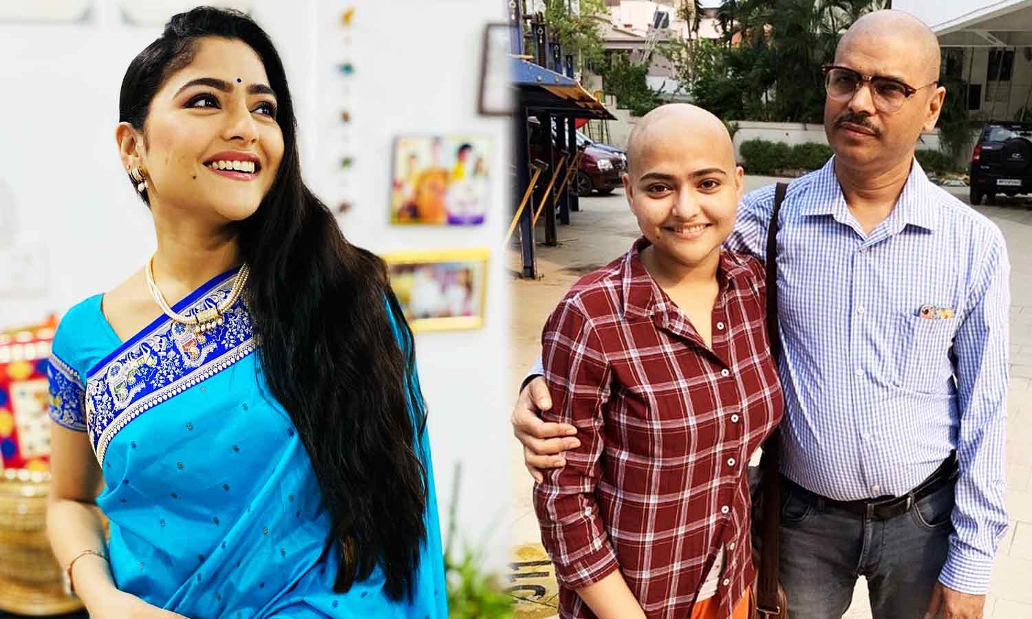 Aindrila Sharma father also cut hair to support her,Aindrila Sharma,Jiyankathi Actress Aindrila,Aindrila Sharma Second time Cancer