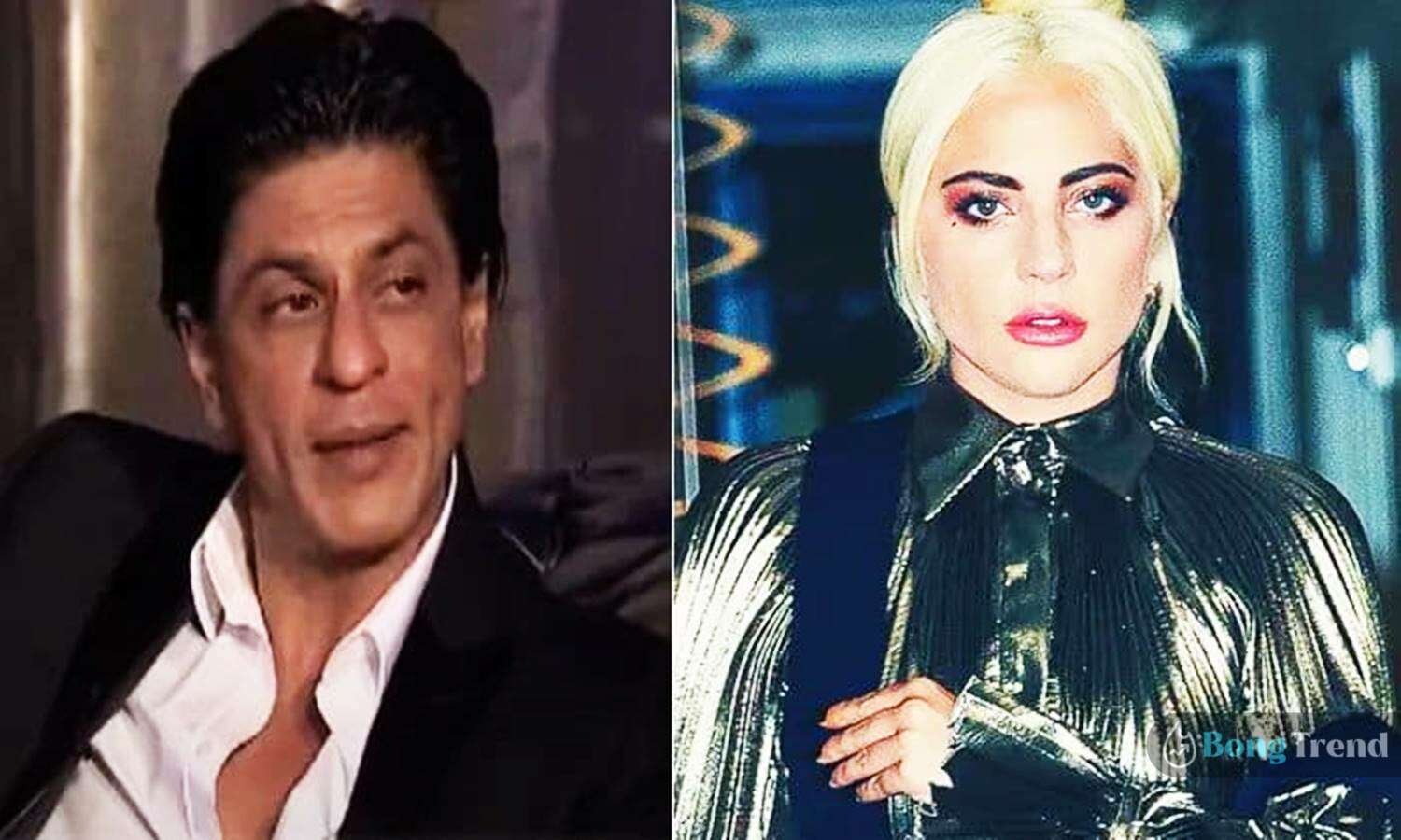 Shah Rukh Khan,শাহরুখ খান,লেডি গাগা,Lady Gaga,বলিউড,হলিউড,Bollywood,Hollywood