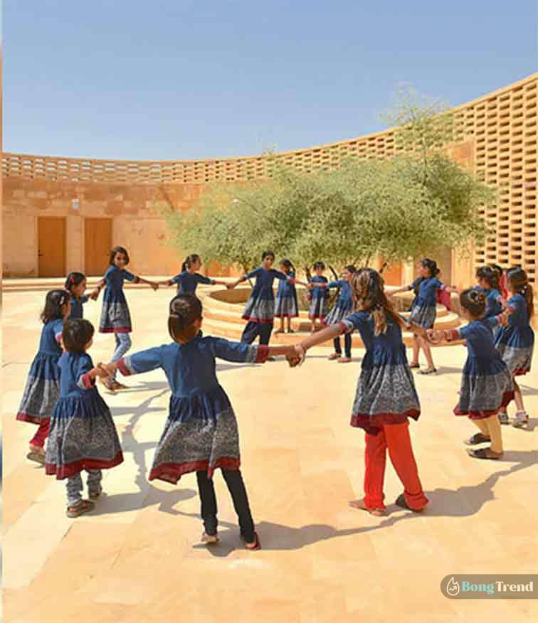 Desert School in rajasthan with no AC