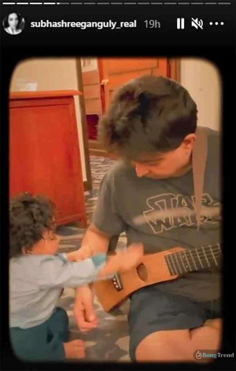 Yuvaan Playing Guitar with Jeet Ganguly