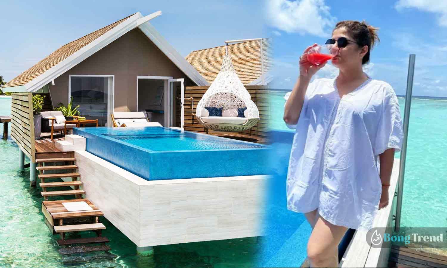 Srabanti Chatterjee,Maldives,LUX South Ari Atoll Resort & Villas,শ্রাবন্তী,মালদ্বীপ,টলিউড,Tollywood