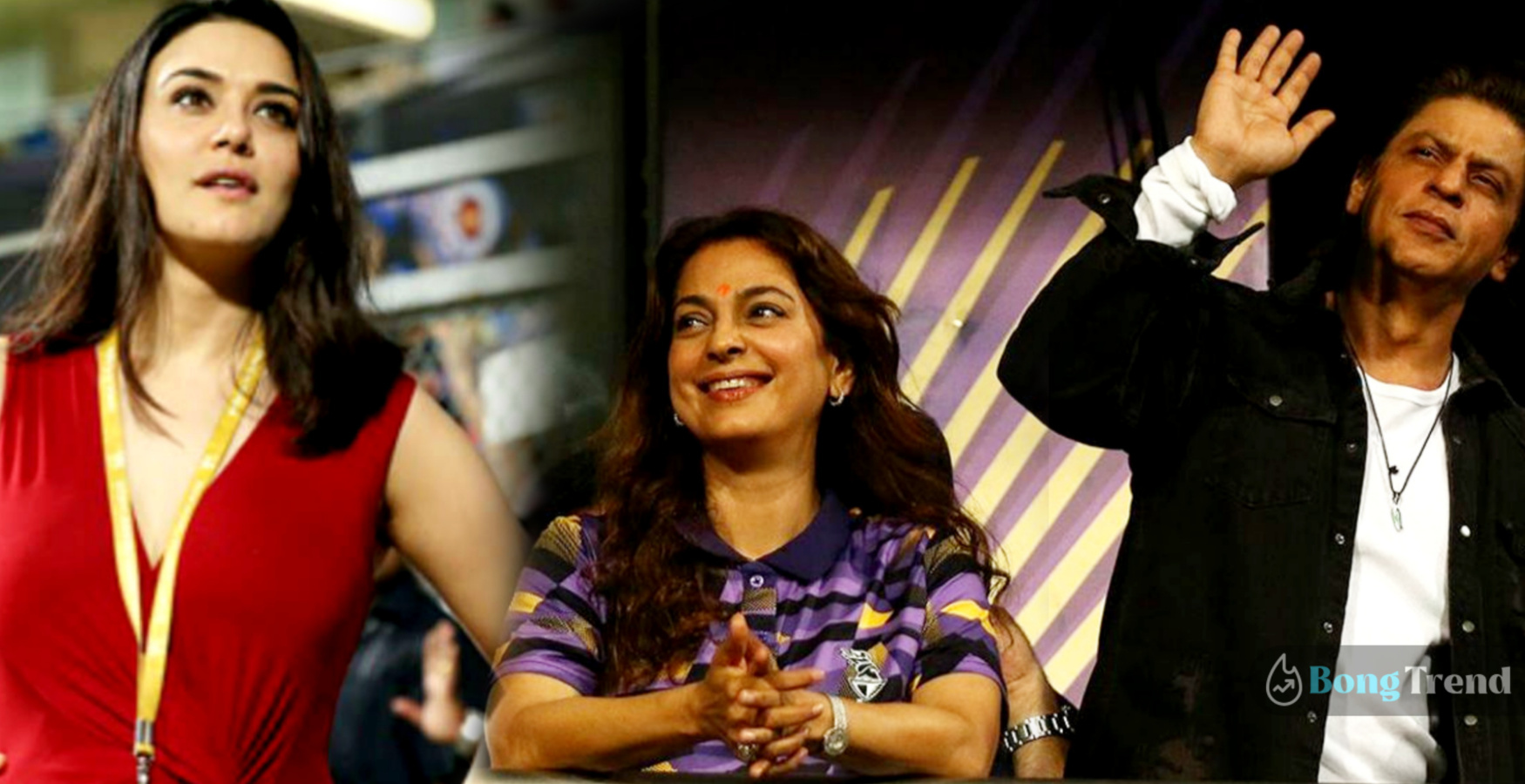 Shahrukh Khan, Juhi Chawla, Pretty Zinta