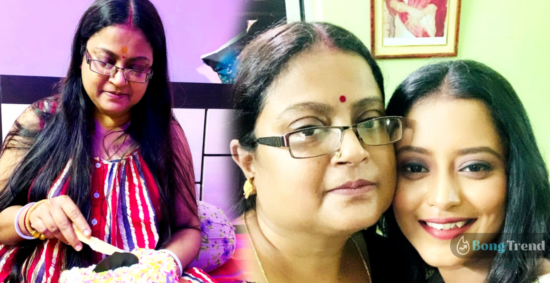 Shruti Das mother,Swarupa Das,Birthday,Cake