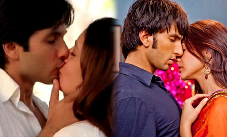 Famous Kissing Scenes of Bollywood Movies