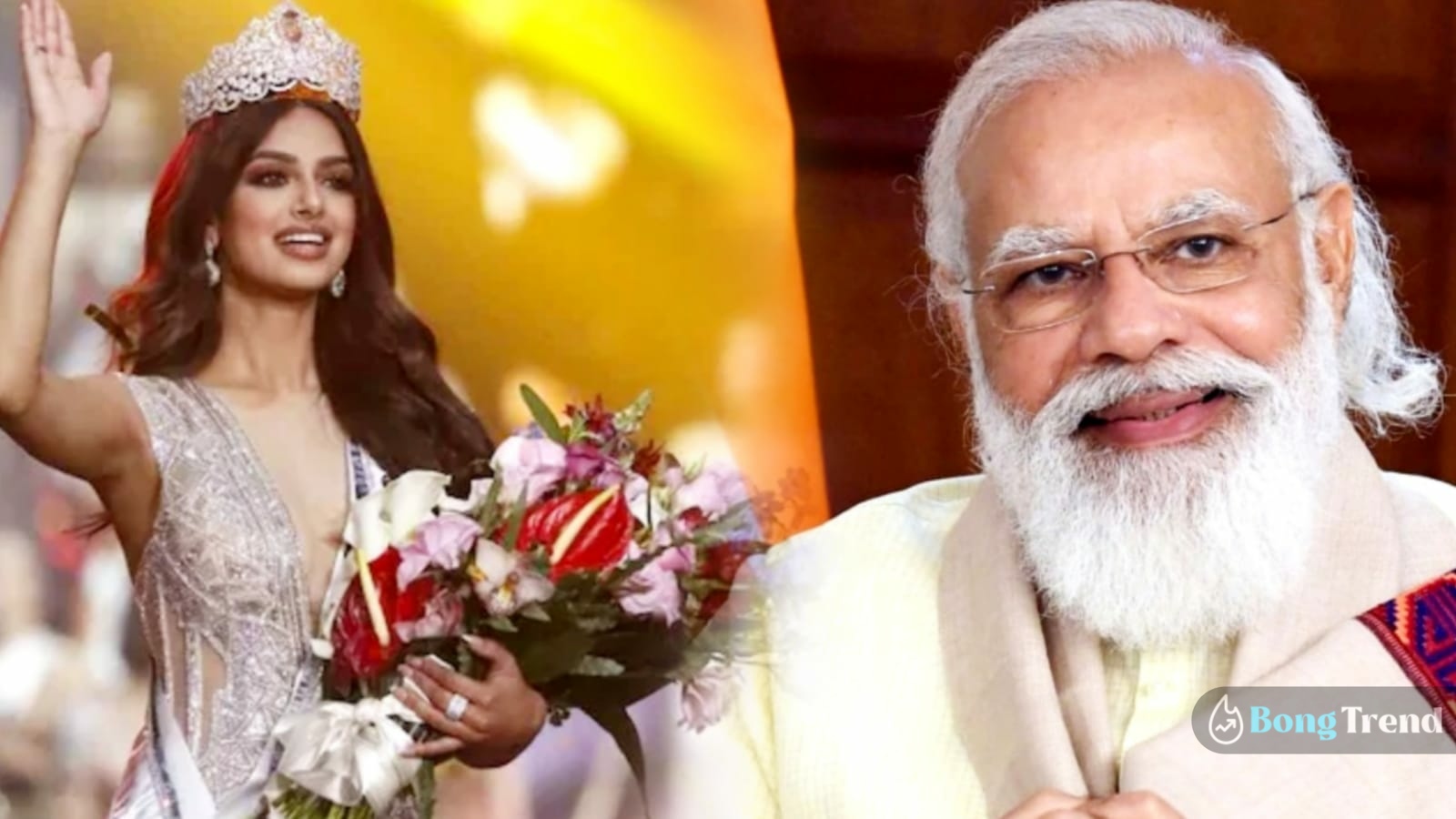 Narendra Modi Congratulate Harnaaz Sandhu for winning Miss Universe 2021