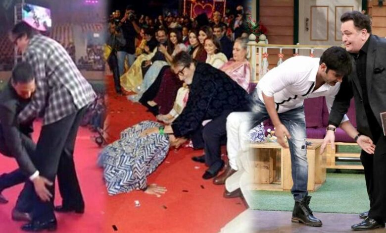 Bollywood stars who respect elders by touching feets