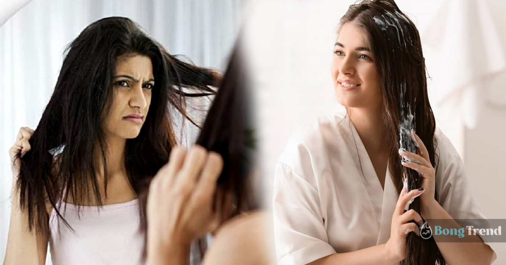 Dry Hair Problem in winter home remedies