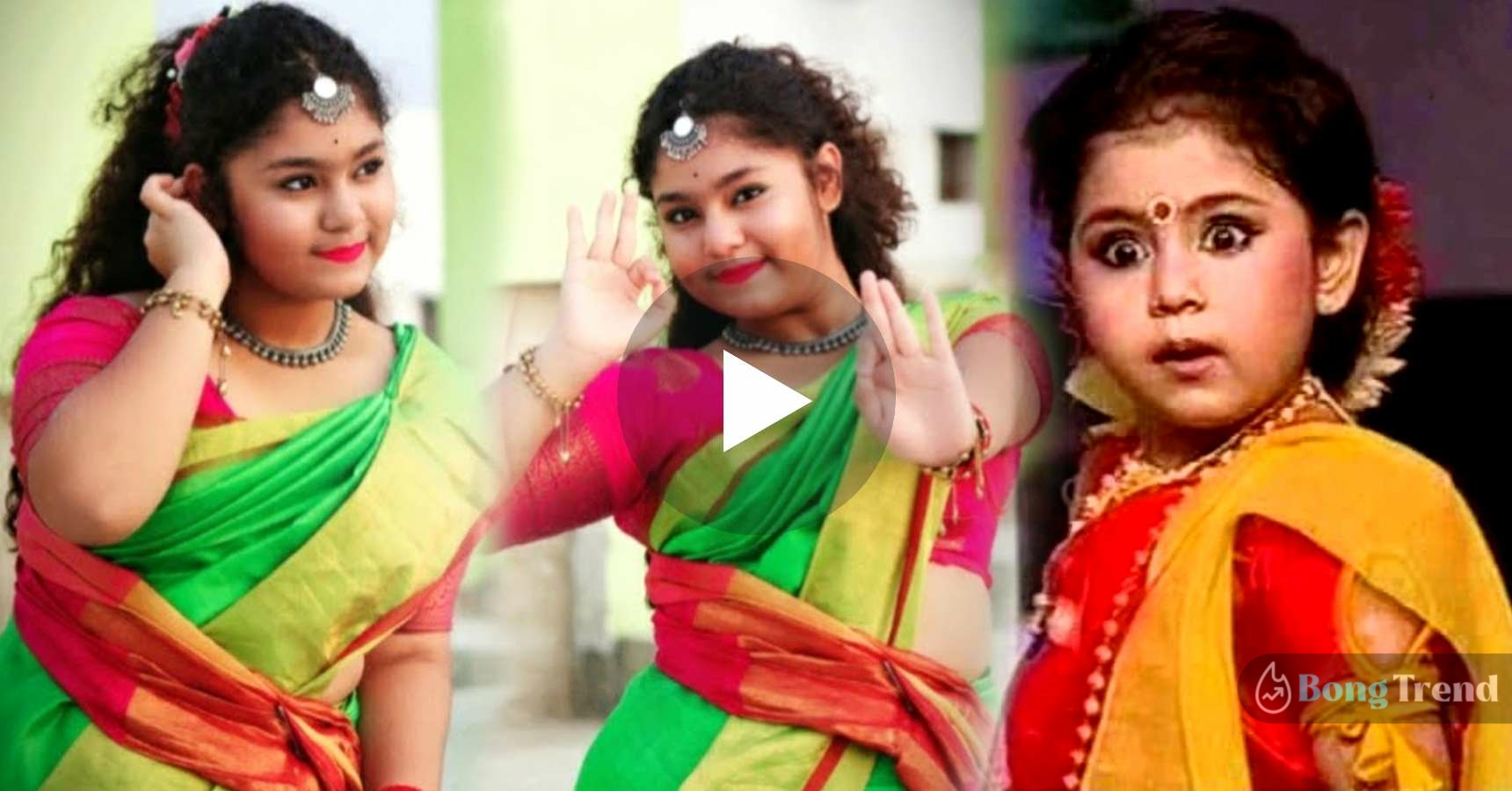 Panta Bhate Kundu Dipanwita dancing on Chaka Chak Song video