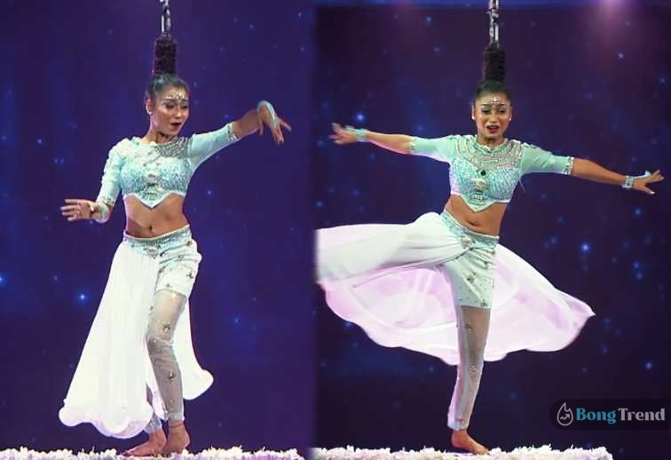 Saathi Dey,Burdwan girl Saathi Dey,India's Got Talent,Hair Act Dancer,হেয়ার অ্যাক্ট ডান্সার,ইন্ডিয়া গট ট্যালেন্ট,সাথী দে,বর্ধমানের পাঁচড়ার মেয়ে সাথী