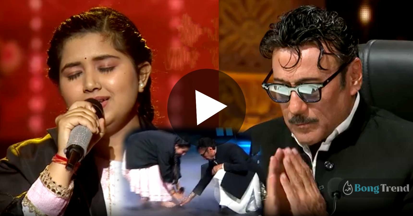 Jackie Shroff imressed by Ishita Vishwakarma Performence in India's got talent got to touch feet video