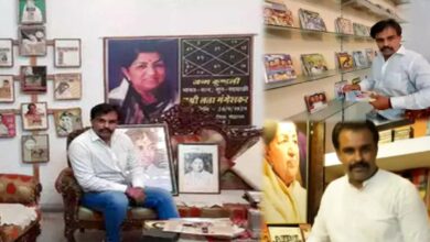 Lata Mangeshkar Dia Hard Fan from Meerut makes his home full of Lataji Collections