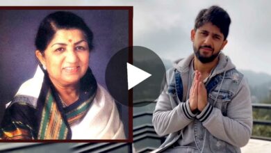 Mithai Sidharth Acotor Adrit Roy Singing Tribute to Lata Mangeshkar Video Viral