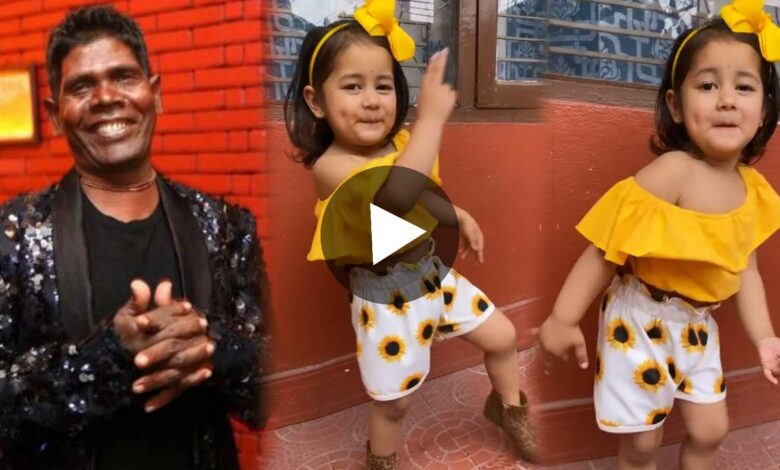 Little Girl Dancing on Kacha Badam Song Viral Video