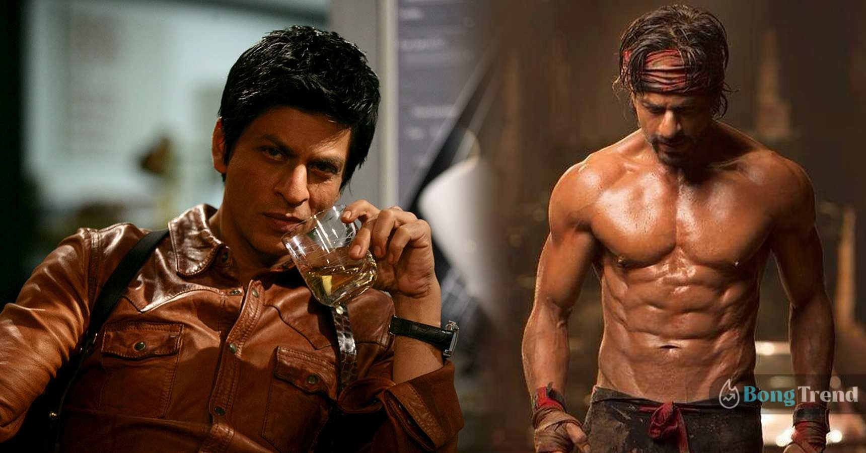 Shahrukh Khan 8 Pack Body Pathaan movie looks Leaked Photos
