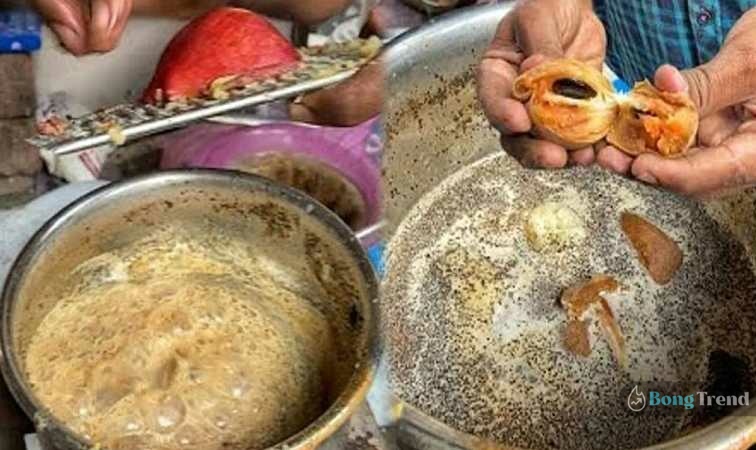 Viral Video,Surat Viral Fruit Tea,Man making Fruit Tea Viral Video,Tea with banana apple Viral Video,ফ্রুইট টি,ফ্রুইট চা,ফল দিয়ে চা,ফলের চা ভাইরাল ভিডিও,ভাইরাল ভিডিও