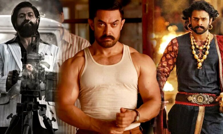 10 Highest grossing Indian Cinema of All TIme list Dangal Bahubali to KGF 2