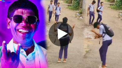 School Boys dancing on Kacha Badam Viral Video