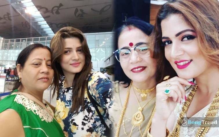 Srabanti Chatterjee with Mother