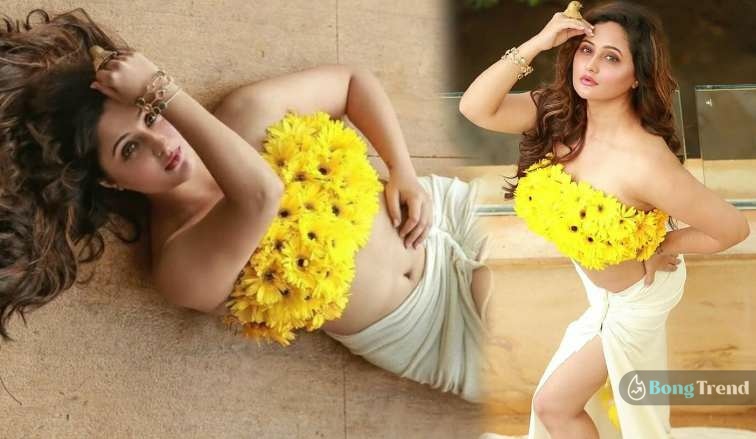 Rashmi Desai floral bikini photoshoot