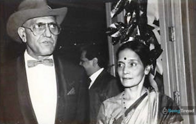 Amrish Puri with his wife