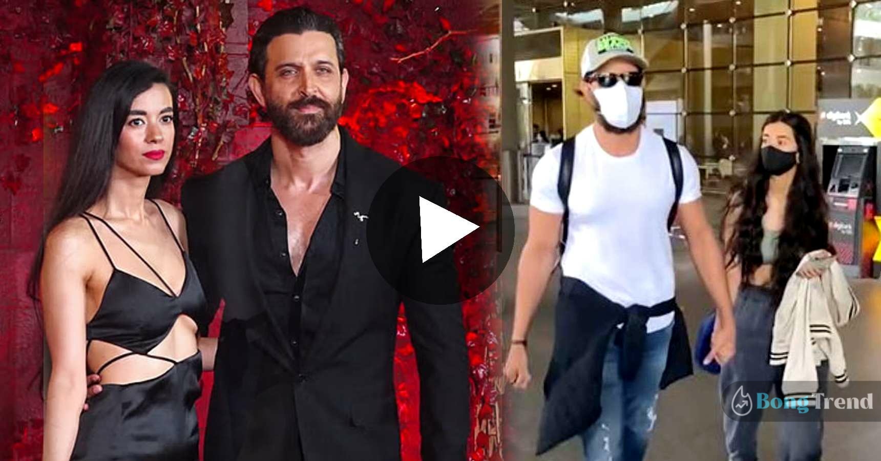 Hrithik Roshan with Saba Azad caught in Airport video goes viral