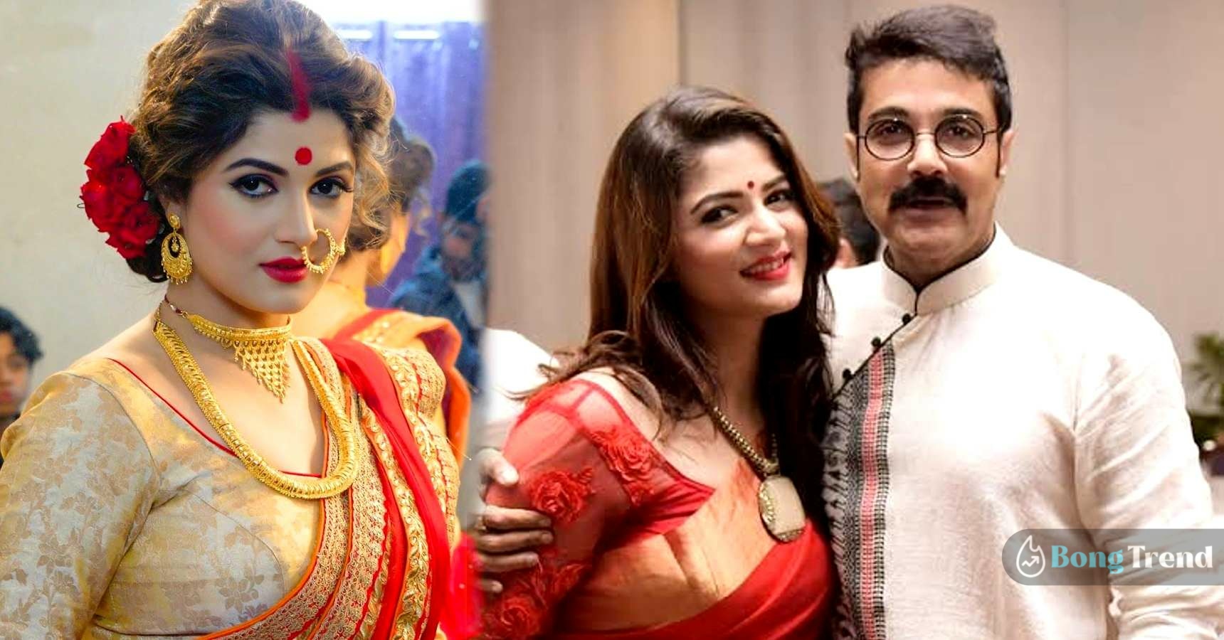 Prosenjit Chatterjee Srabanti Chatterjee becaming husband wife in upcoming movie