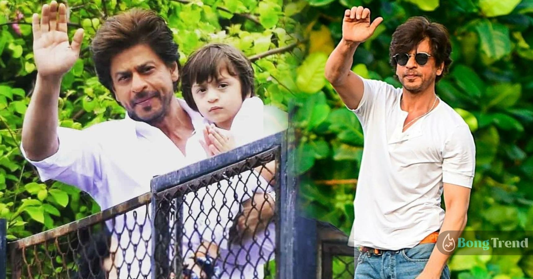 Shah Rukh Khan and Abram greet fans on Eid, watch video