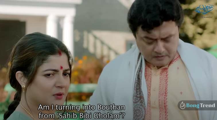 Srabanti Chatterjee Saswata Chatterjee in achena uttam movie