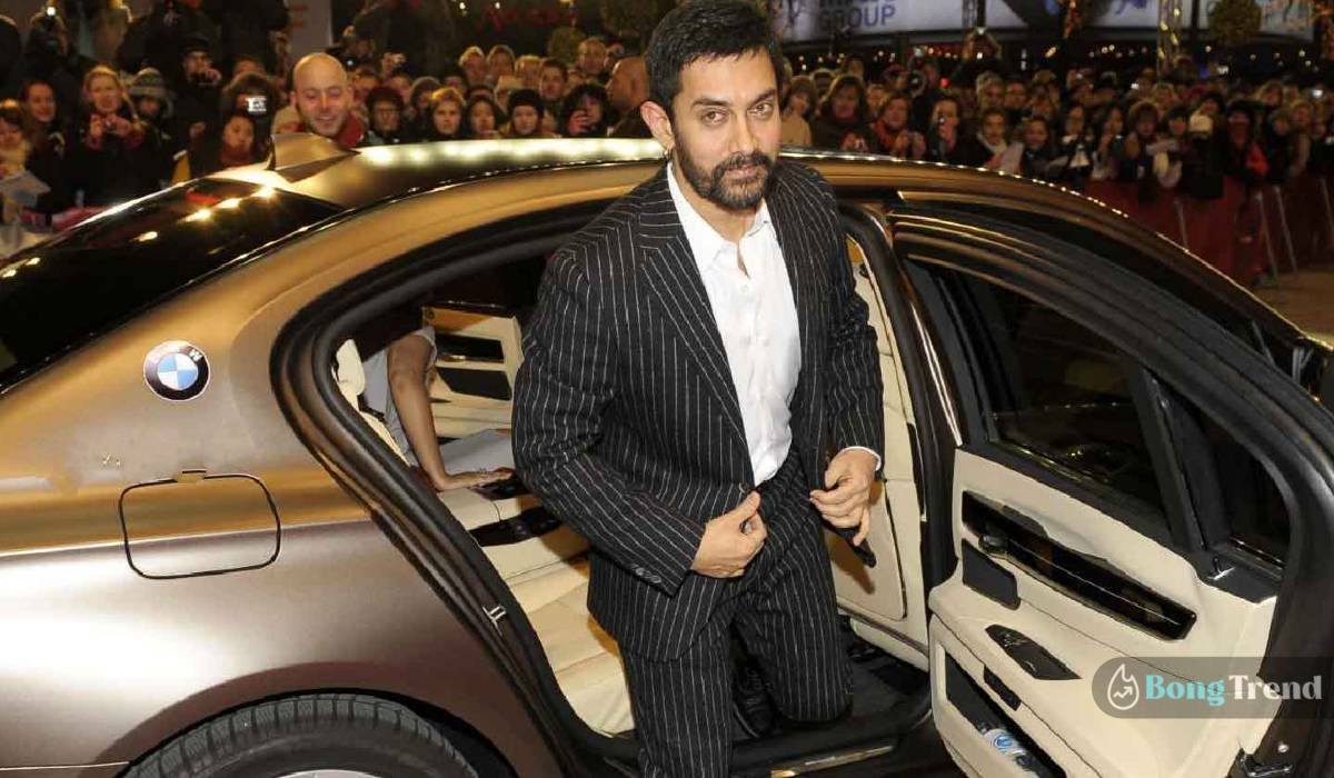 Aamir Khan in his car