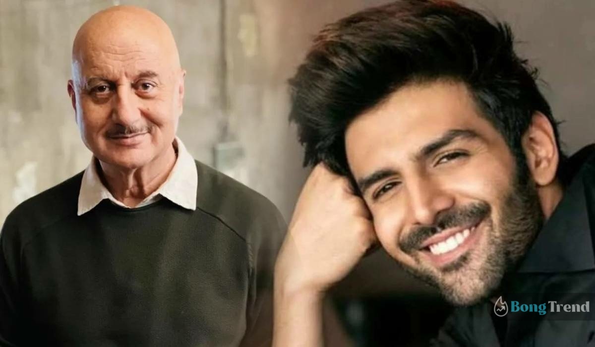 Anupam Kher and Kartik Aaryan