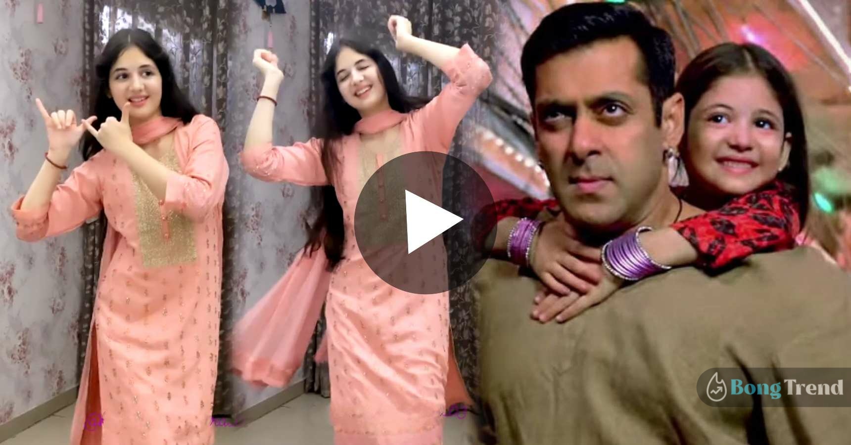 Bajrangi Bhaijaan Munni actress Harshali Malhotra Dance on janmastami wins heart