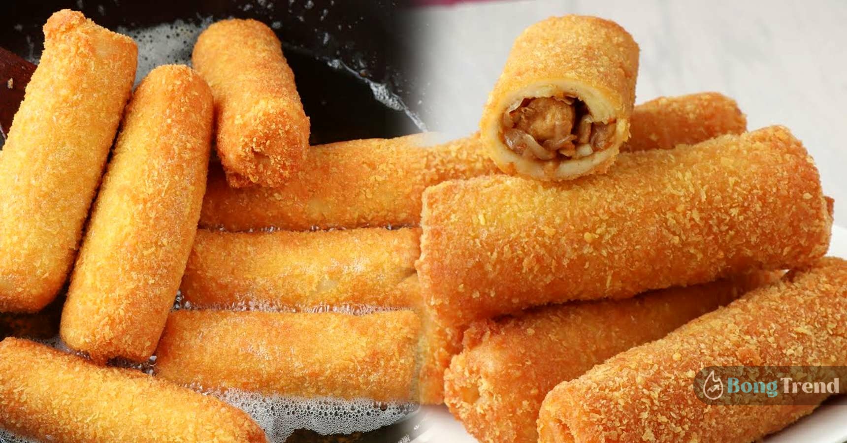 Evening Snacks Chicken Sabji Roll Recipe