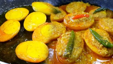 Sorshe Posto Egg Curry Recipe