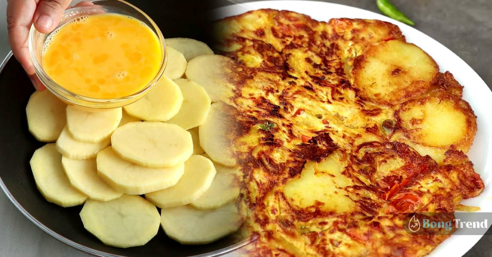Tasty Breakfast with Egg Potato Recipe