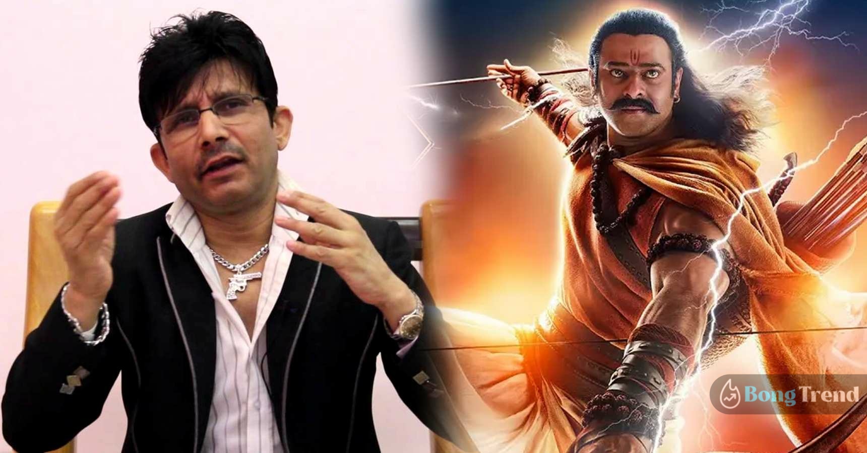 KRK slams Adipurush says producer wasted money on prabhas