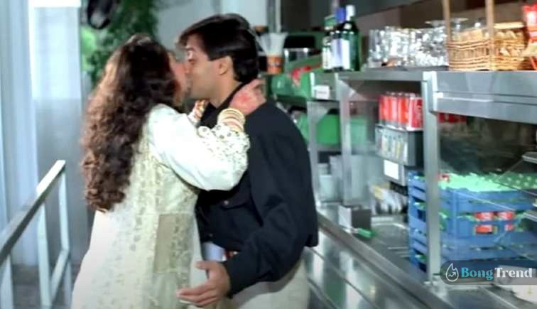 Salman Khan karishma Kapoor Kissing