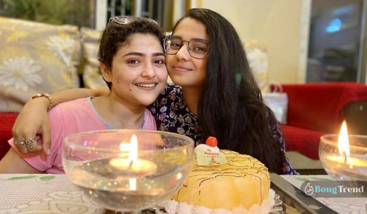 Aindrila Sharma with her sister Aishwarya Sharma