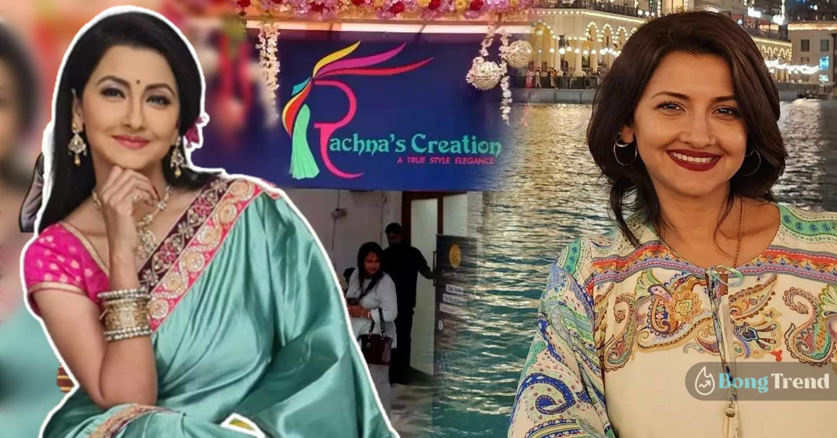 Racha Banerjee in Dubai to Sell Saaree of Rachana's Creation Shares Photo