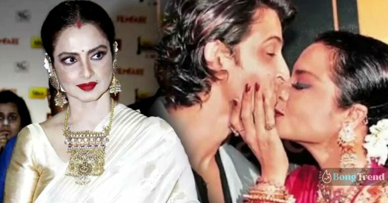 When veteran Bollywood actress Rekha kissed Hrithik Roshan