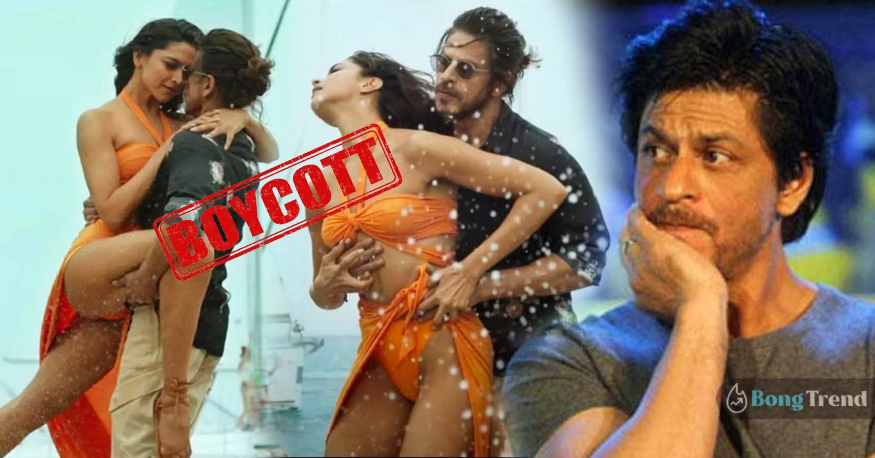 Boycott Pathaan Trends on Social Medai after Shahrukh Khan Deepika Padukone Besharam Song released