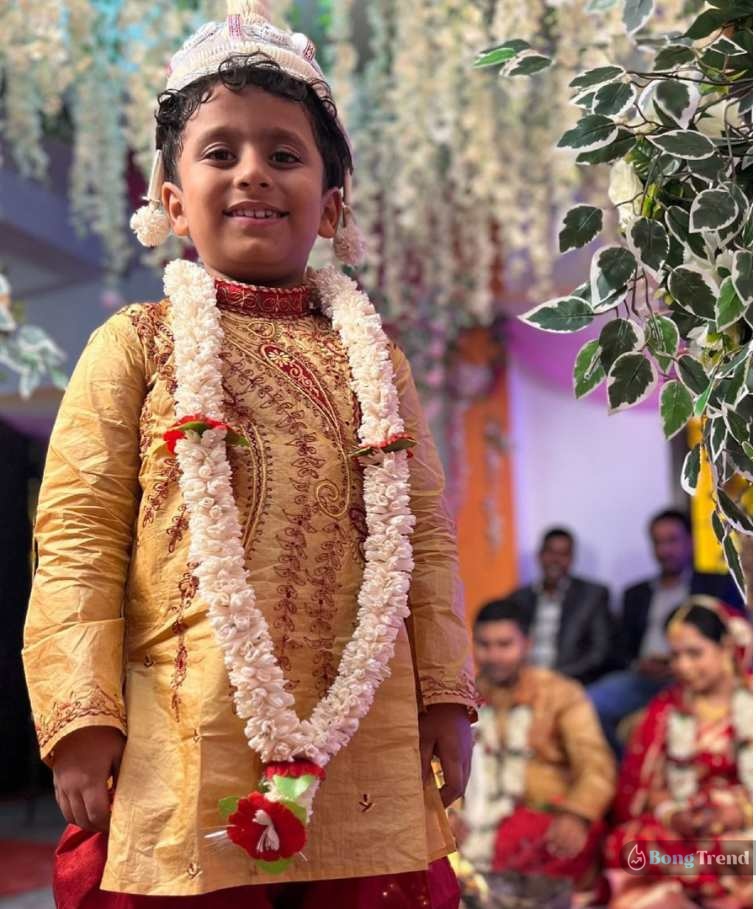 Dhritishman Chakraborty viral photo as little groom