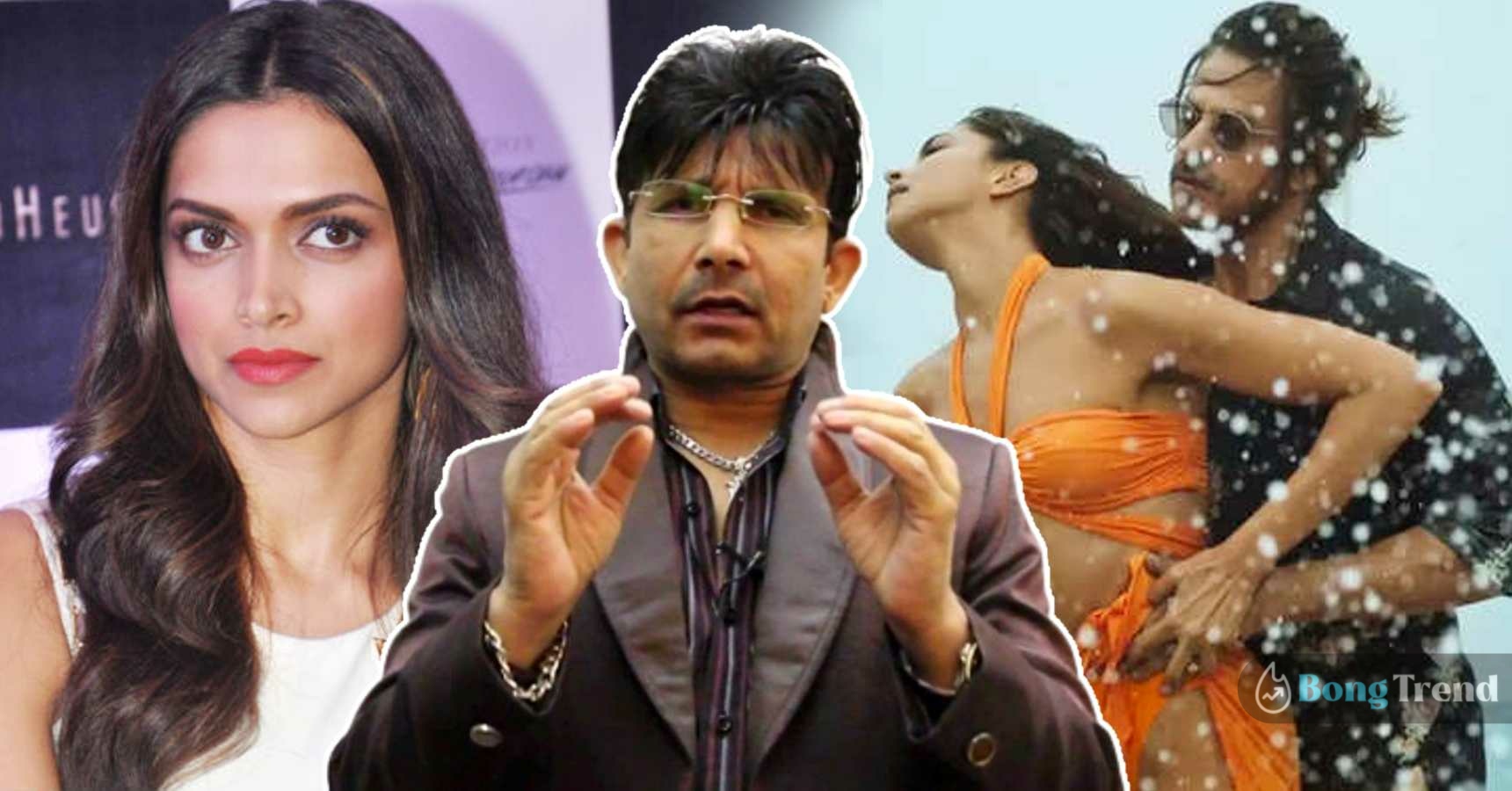 KRK calls Deepika Padukone horrible looking girl and Shahrukh Khan flopstar on Pathaan Besharam Rang song