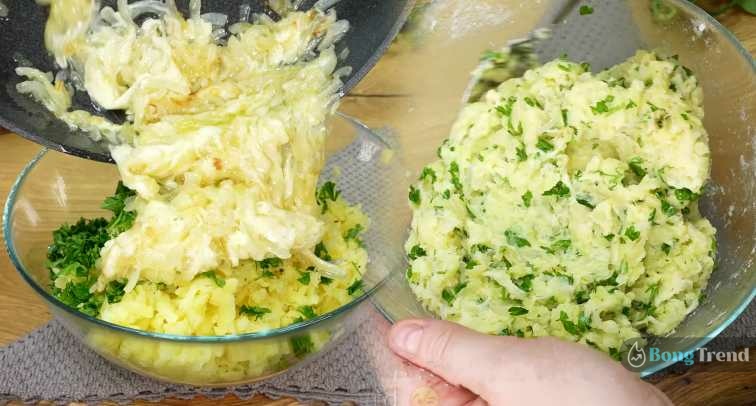 Less Oil Delicious Breakfast with Potato Egg Recipe
