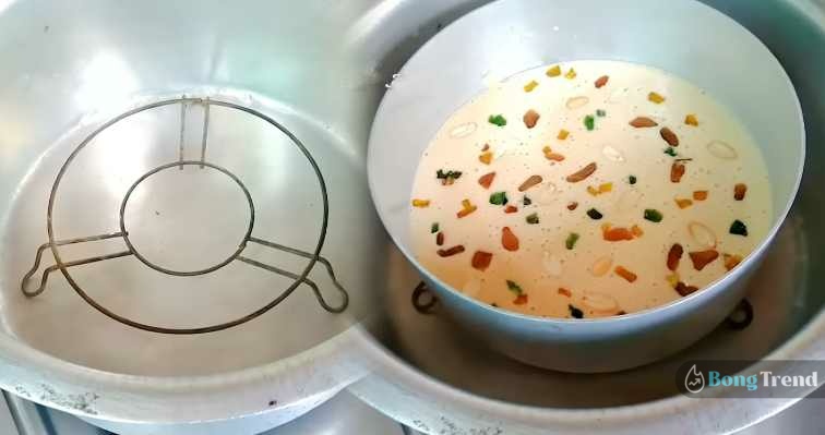 Make Soft Fluffy Vanilla Chrimas Cake with out Cake Oven Recipe 