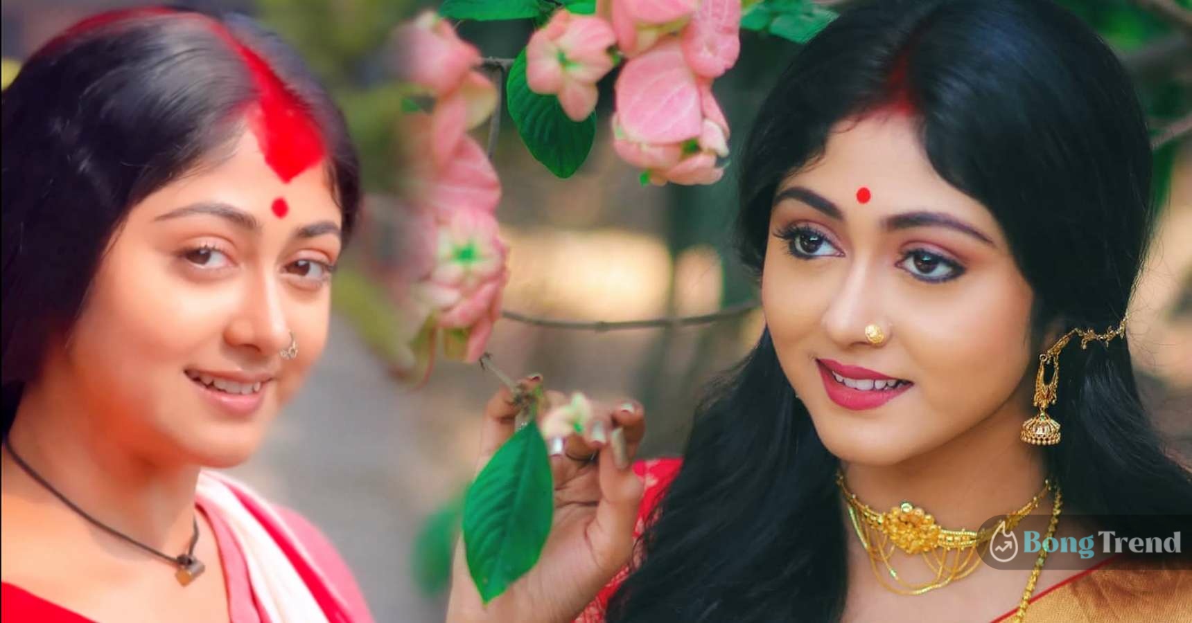 Ponchomi Serial actress Sushmita Dey Wedding look video viral on social media